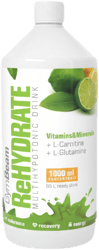 GymBeam ReHydrate Ionic Drink - Lemon Lime