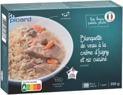 Picard Blanquette de vitel cu smantana Isigny si orez