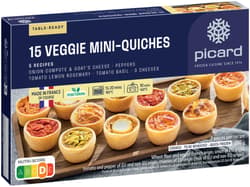 Picard Mini quiche, 15 buc