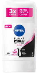 NIVEA Women Invisible Black & White Clear Deodorant Stick