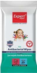 Expert Wipes Servetele umede antibacteriene pentru copii