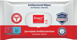 Expert Wipes Servetele umede antibacteriene, classic