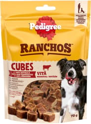 Pedigree Ranchos Cubes Recompense pentru caini, cu vita