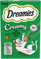 Dreamies Creamy Cat Treats with Catnip, 4x10g