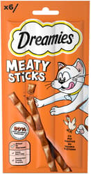Dreamies Meaty Cat Treats, Chicken Sticks 6x5g
