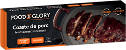 FOOD & GLORY Coaste de porc in sos bbq cu miere gatite lent