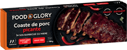 FOOD & GLORY Coaste de porc picante in sos bbq cu miere gatite lent