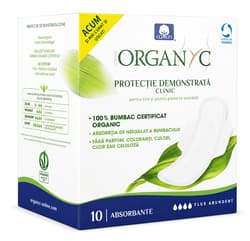 Organyc Absorbante intime din bumbac organic pentru noapte
