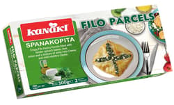 Kanaki Pachetele crocante cu spanac si branza feta