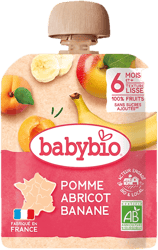 Babybio ECO Pouch mere, caise si banane