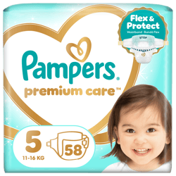 Pampers Premium Care Jumbo Pack Scutece marimea 5, 11-15kg