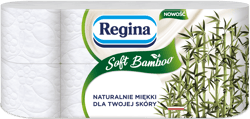 Regina Soft Bamboo FSC® Toilet paper, 8 rolls, 3 ply, 150 sheets