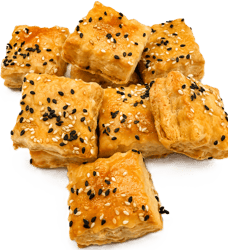 Nasul Rosu Biscuiti sarati cu branza, unt si susan