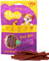 MAVSY Dog Treats, Duck Sticks for Teeth and Gum Care
