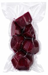Whole peeled vacuum-packed beetroot