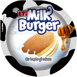 MilkBurger cu miere si crema de lapte