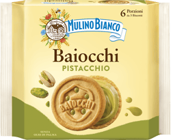Mulino Bianco Baiocchi Pistacchio biscuiti cu crema de fistic