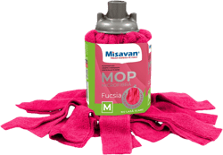Misavan Mop din microfibra, marimea M, fucsia
