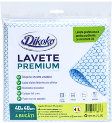 Dikoko Lavete premium, albastru, 4 bucati