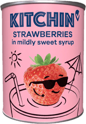 Kitchin Strawberries, in light syrup
