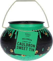 Marks & Spencer Punga cu dulciuri Halloween in forma de cazan luminos