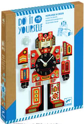 Djeco Joc creativ DIY, ceasul robot