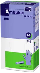 Ambulex Manusi nesterile din nitril, violet, marime medium