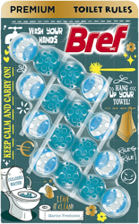 Bref Color Auto Active Marine Freshness Odorizant de toaleta 4x50g