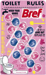 Bref Power Active Blooming Orchids Odorizant de toaleta 4x50g