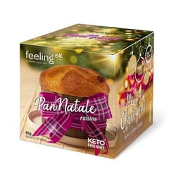 FeelingOK Panettone cu stafide (Low-Carb, proteic, fara zahar, keto)
