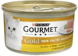 Gourmet Gold Mousse Hrana umeda pisici cu pui