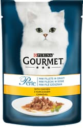 Gourmet Perle Hrana umeda pisici cu pui in sos