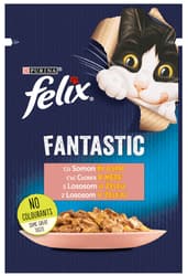 Felix Fantastic Hrana umeda pisici cu somon in aspic