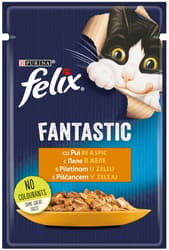 Felix Fantastic Hrana umeda pisici cu pui in aspic