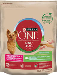 Purina One Mini Controlul Greutatii Hrana uscata caini cu curcan si orez