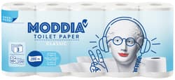 Moddia Hartie igienica 3 straturi, 10 role