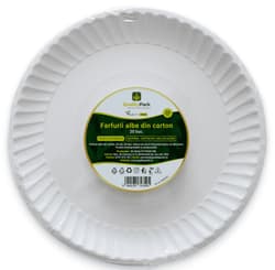 Quality Farfurii carton alb pure board 20 cm