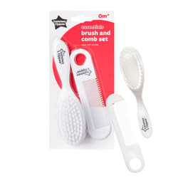 Tommee Tippee Essentials Set perie si pieptan pentru bebelusi