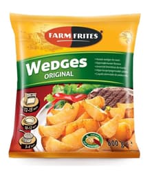 Farm Frites Cartofi wedges in coaja