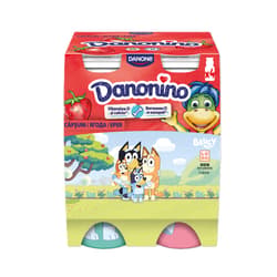 Danonino Iaurt de baut pentru copii cu capsuni
