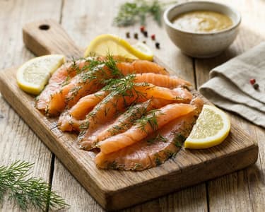 Somon marinat - Gravlax