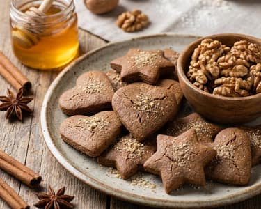 Healthy Gingerbread with Spelt and Honey