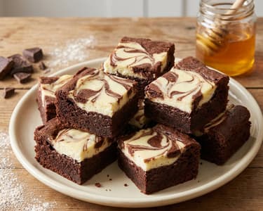 Cheesecake Brownies with Cottage Cheese