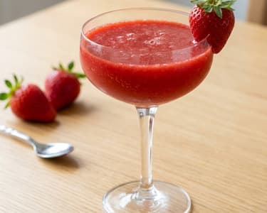 Cocktail Rossini cu Căpșuni și Prosecco