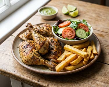 Pui la grătar în stil peruan (Pollo a la Brasa)