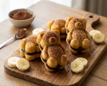 Ursuleți cu umplutură de cacao