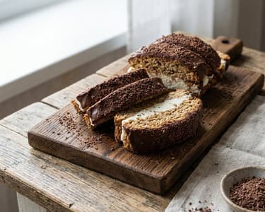 Prăjitură cu biscuiți de ovăz și cremă de brânză