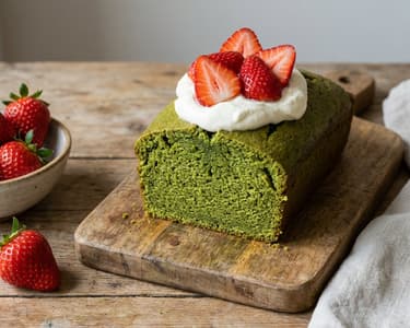 Matcha and Mascarpone Loaf Cake