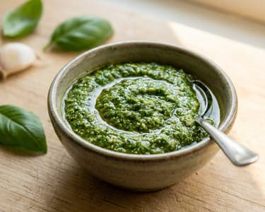 Pesto de busuioc de casă