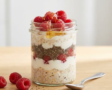 Cold Oat Pudding (Overnight Oats)